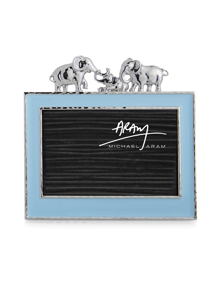 Michael Aram 4x6 Elephant Frame in blue