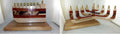 Mixed Wood Kinetic Menorah