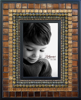 Mosaic Glass and Tile Frame - 4x6