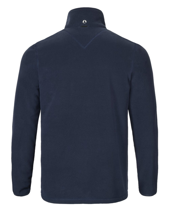 Navy Coloured Musto Mens Evo Polartec 200 Fleece Jacket on white background #colour_navy
