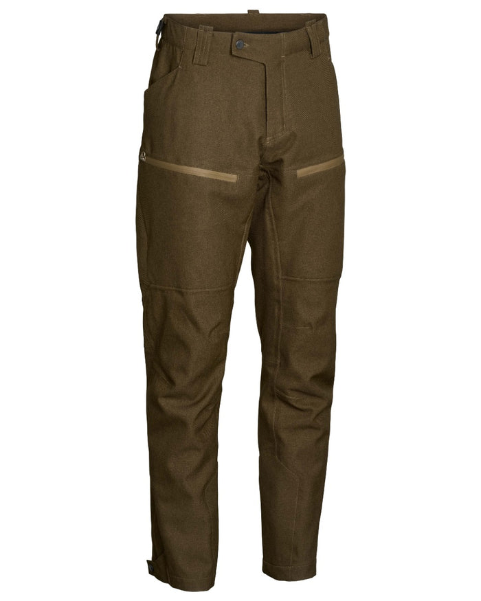 Green coloured Northern Hunting Mens Gunnar Alp Waterproof Addventex Hunting Trousers on white background #colour_green