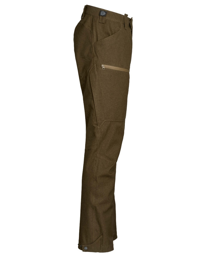Green coloured Northern Hunting Mens Gunnar Alp Waterproof Addventex Hunting Trousers on white background #colour_green