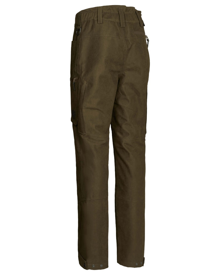 Dark Green coloured Northern Hunting Womens Alva Una G2 Hunting Trousers on white background #colour_dark-green