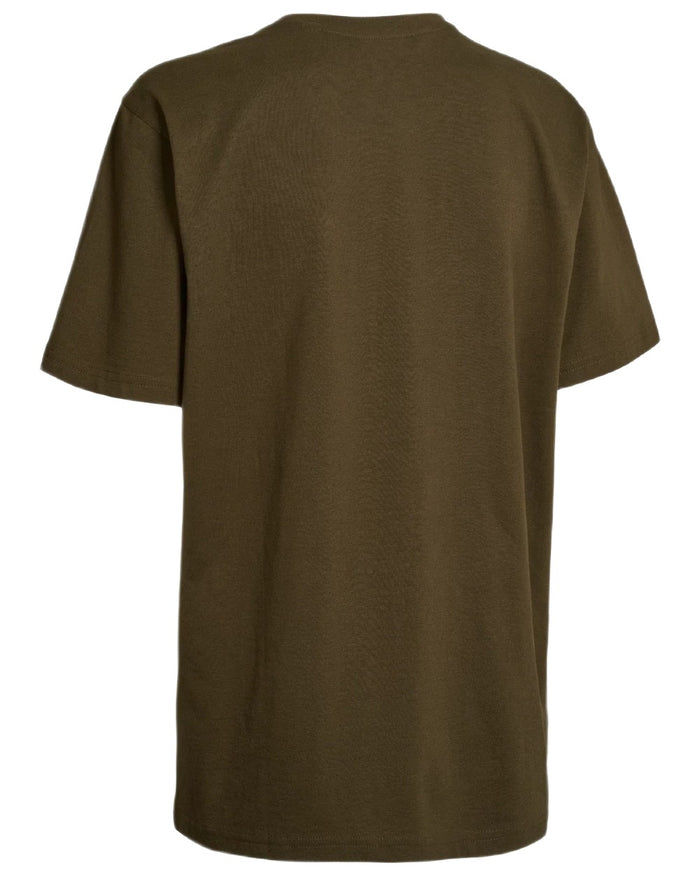 Green coloured Northern Hunting Womens Ronja Cotton T-Shirt on white background #colour_green