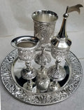 Ornate Nickel Havdala Set