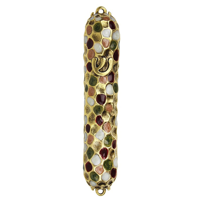 Painted Pebbles Mezuzah