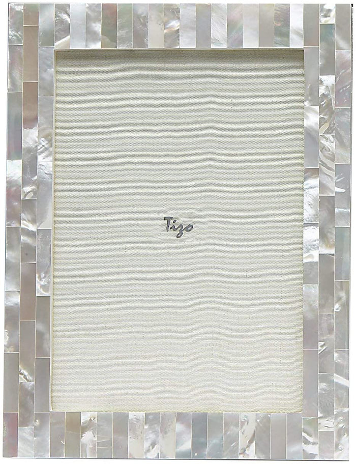 Pearl White Mother-of-Pearl Frame - 8x10