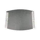 Porcelain Challah Board - Lace motif