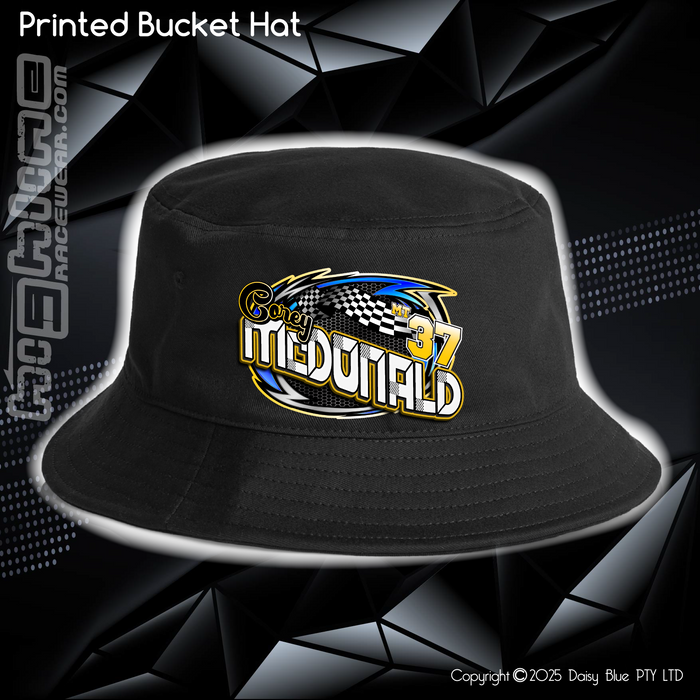 Printed Bucket Hat - Corey McDonald