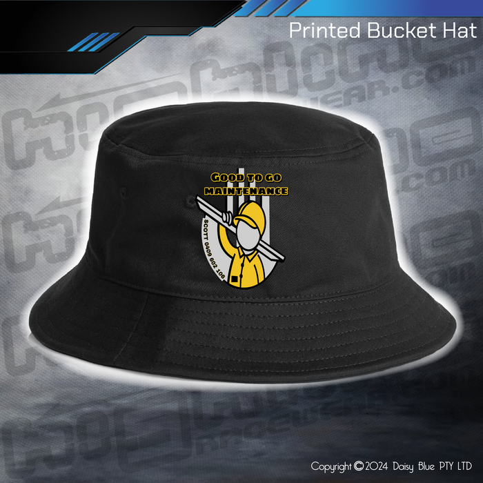 Printed Bucket Hat - Good to Go Maintenance