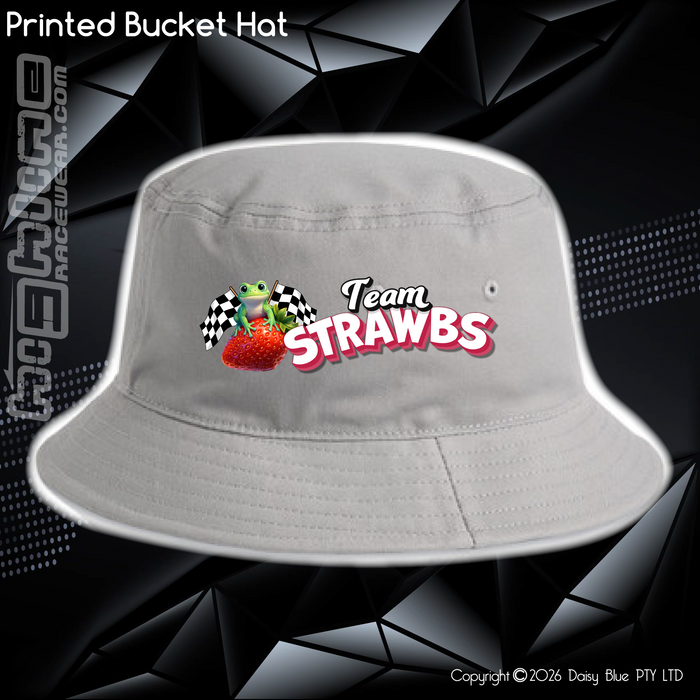 Printed Bucket Hat - Strawbs