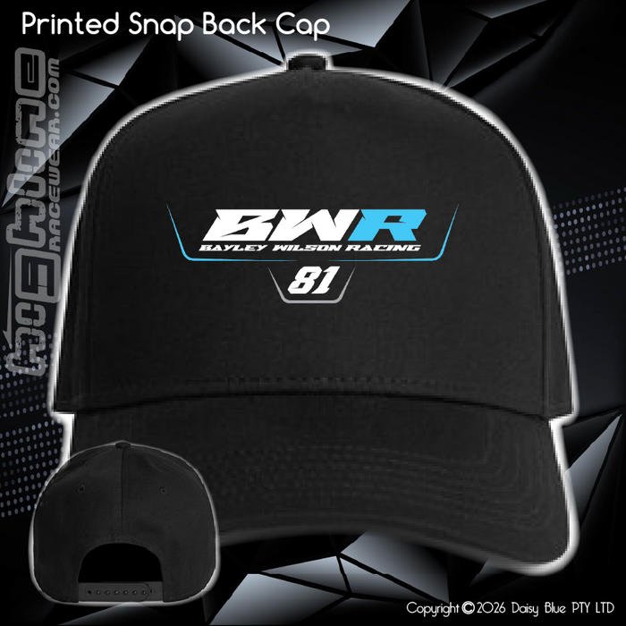 Printed Snap Back CAP - Bayley Wilson