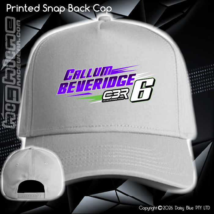 Printed Snap Back CAP - Callum Beveridge