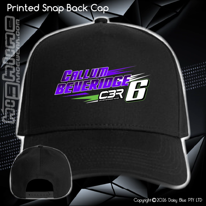 Printed Snap Back CAP - Callum Beveridge