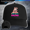 Printed Snap Back CAP - Mint Pig 2025