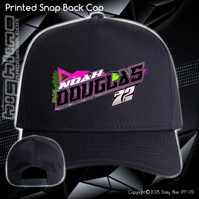 Printed Snap Back CAP - Noah Douglas