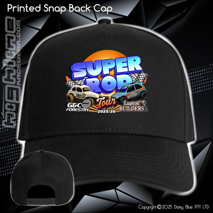 Printed Snap Back CAP - Super Rod Tour 2025