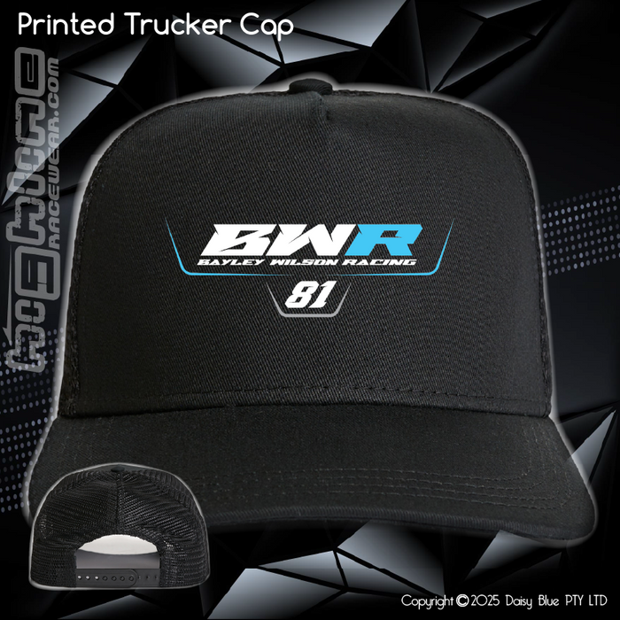 Printed Trucker Cap - Bayley Wilson