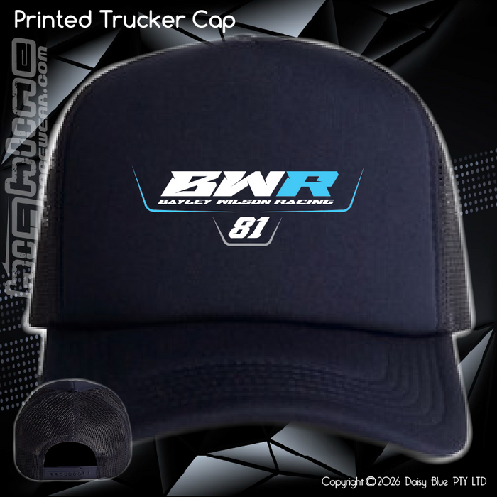 Printed Trucker Cap - Bayley Wilson