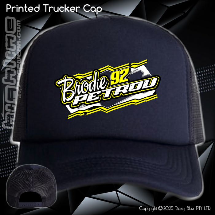 Printed Trucker Cap - Brodie Petrou
