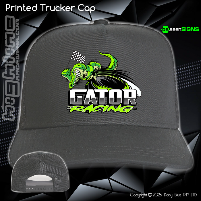 Printed Trucker Cap - Nate 'GATOR' Roycroft