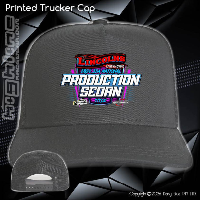 Printed Trucker Cap - SSA NATIONAL PROD SEDAN TITLE 2026