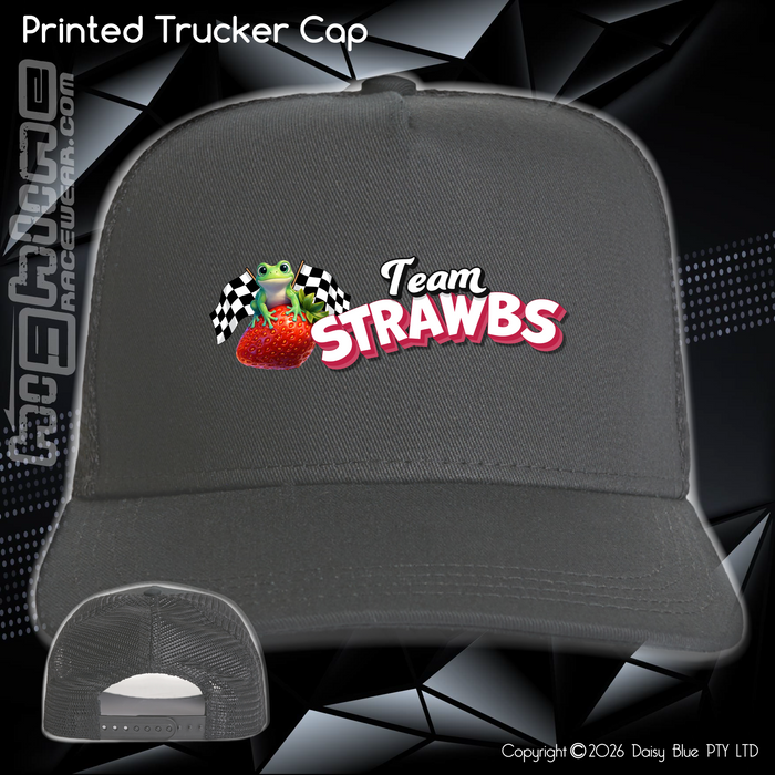 Printed Trucker Cap - Strawbs