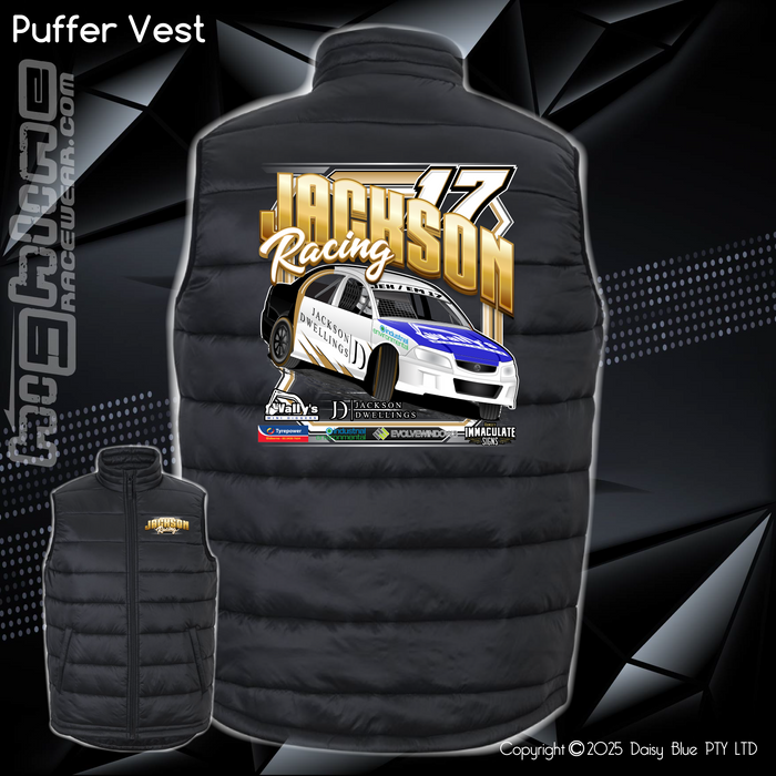 Puffer Vest - Jackson Racing