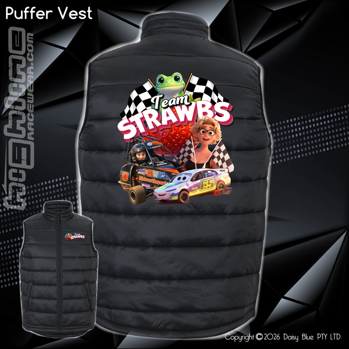 Puffer Vest - Strawbs