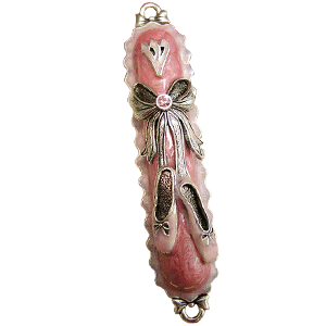Quest Collection Ballet Slipper Mezuzah