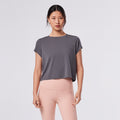 Relaxed Cap Sleeve Tee | Tops > Short Sleeve | Tavi – Tavi Active