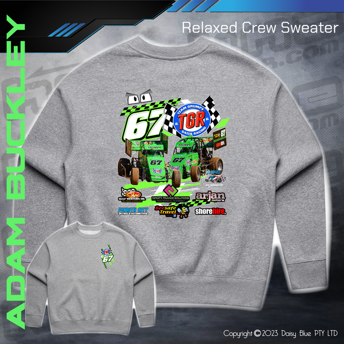 Relaxed Crew Sweater - Adam Buckley
