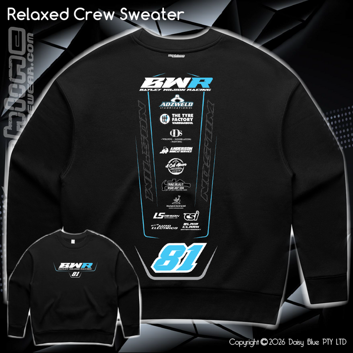 Relaxed Crew Sweater - Bayley Wilson
