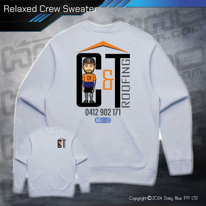 Relaxed Crew Sweater - C&T Roofing