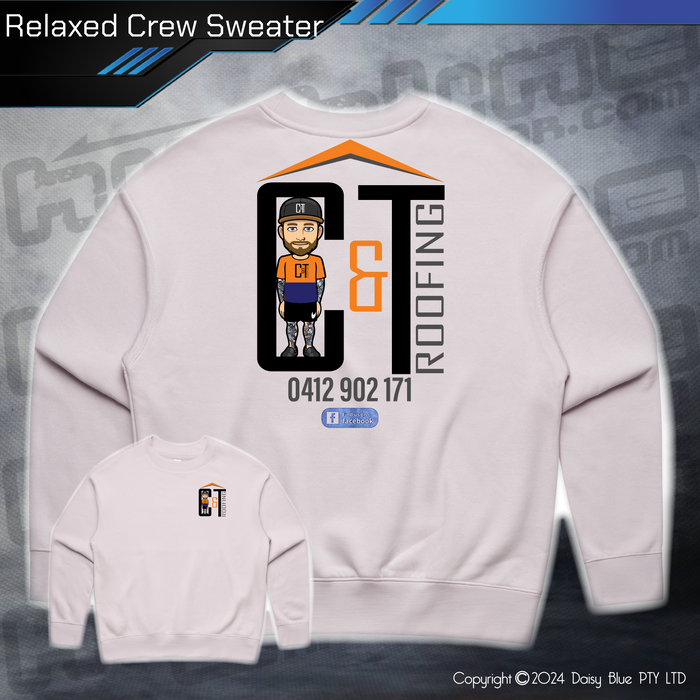 Relaxed Crew Sweater - C&T Roofing