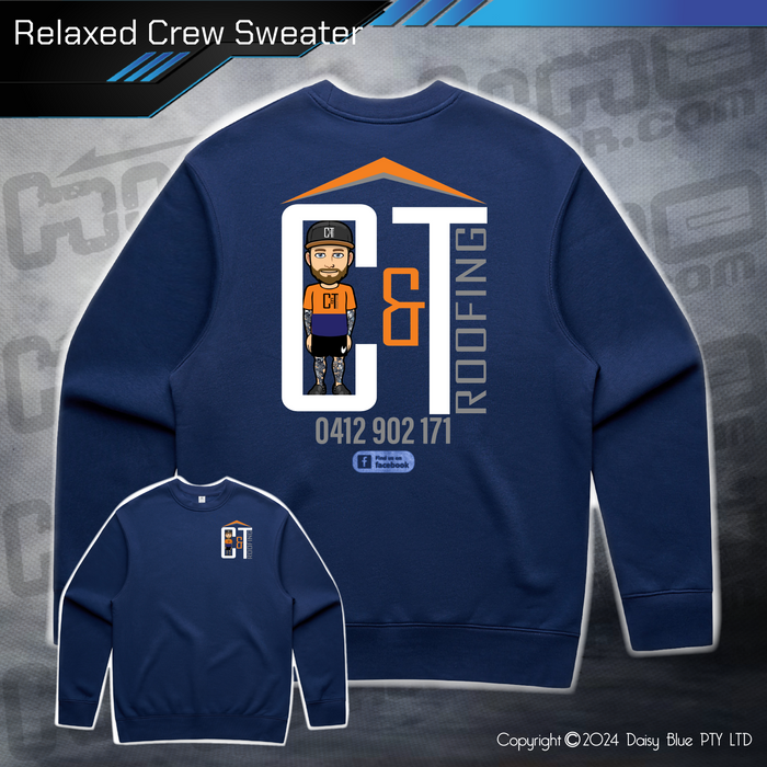 Relaxed Crew Sweater - C&T Roofing