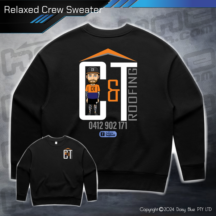 Relaxed Crew Sweater - C&T Roofing