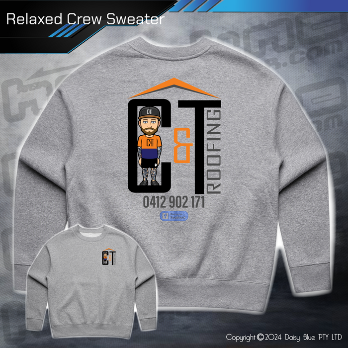 Relaxed Crew Sweater - C&T Roofing