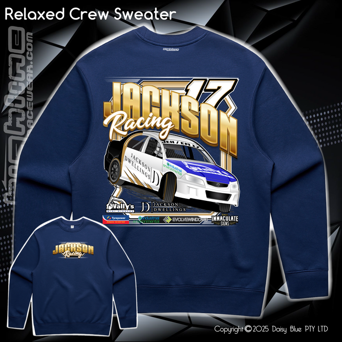 Relaxed Crew Sweater - Jackson Racing