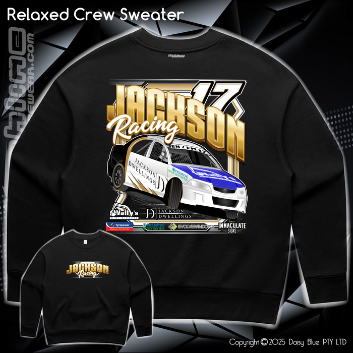 Relaxed Crew Sweater - Jackson Racing