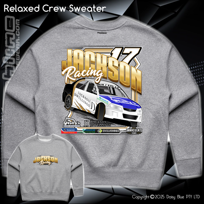 Relaxed Crew Sweater - Jackson Racing