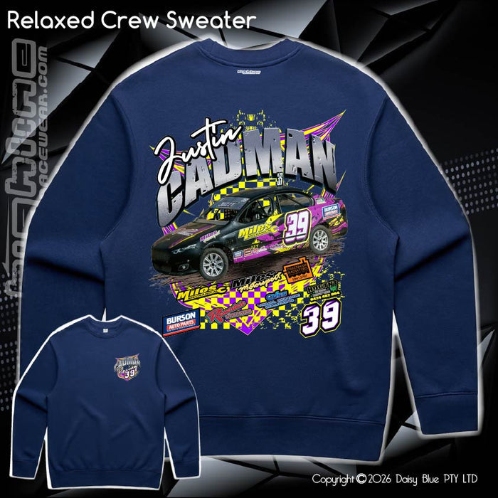 Relaxed Crew Sweater - Justin Cadman