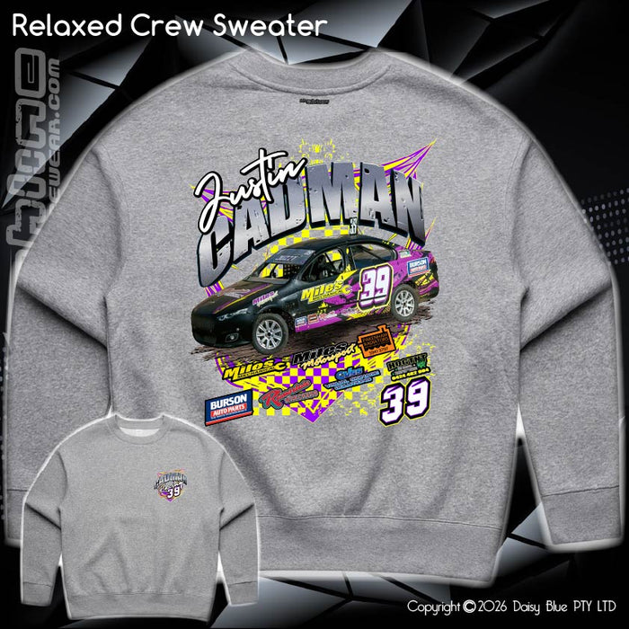 Relaxed Crew Sweater - Justin Cadman