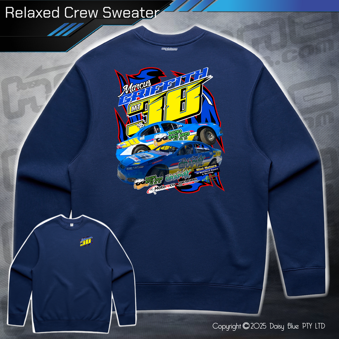 Relaxed Crew Sweater - Marcus Griffith