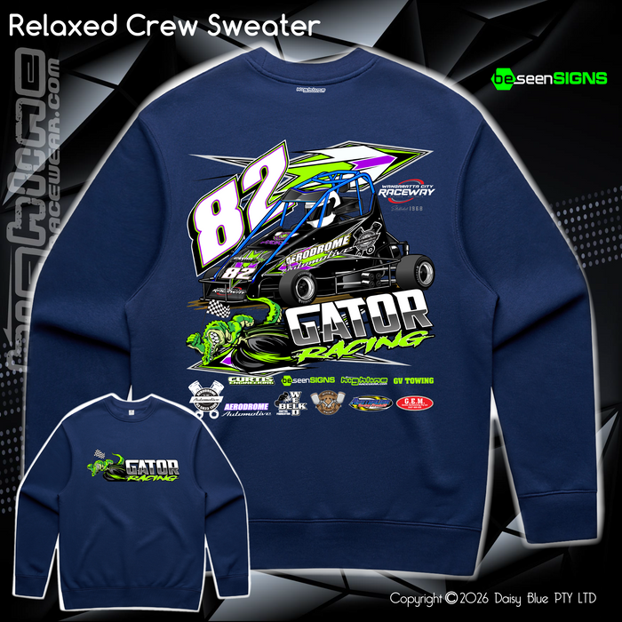 Relaxed Crew Sweater - Nate 'GATOR' Roycroft