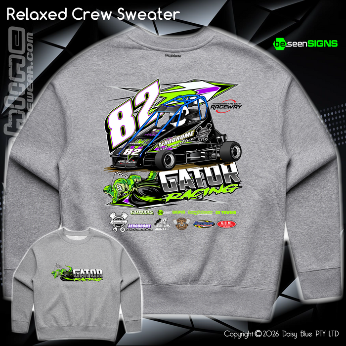 Relaxed Crew Sweater - Nate 'GATOR' Roycroft