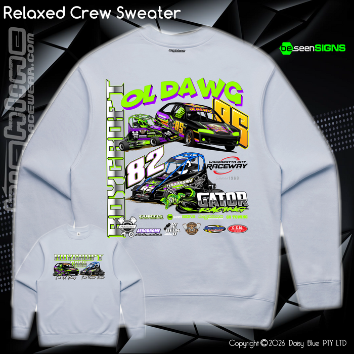 Relaxed Crew Sweater - Roycroft Brothers