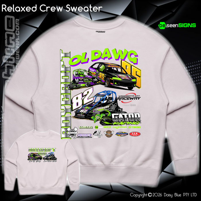 Relaxed Crew Sweater - Roycroft Brothers