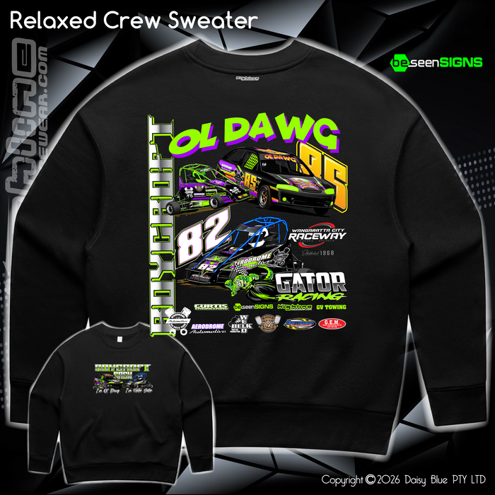 Relaxed Crew Sweater - Roycroft Brothers
