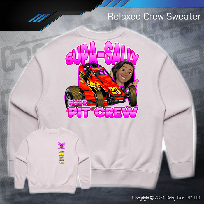 Relaxed Crew Sweater - Supa-Sally